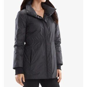 M. M. Lafleur Padma Puffer Jacket Women’s Size XL Down Cinched Full Zip Black